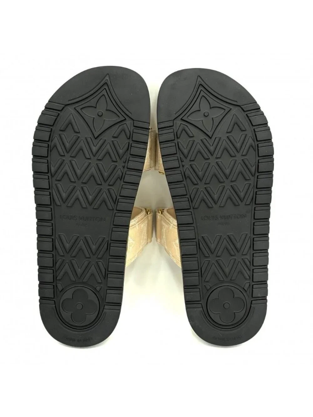 Louis Vuitton Sandals LV Sunset Monogram Jacquard 36.5 1 Ahnl 2 Rubber Canvas